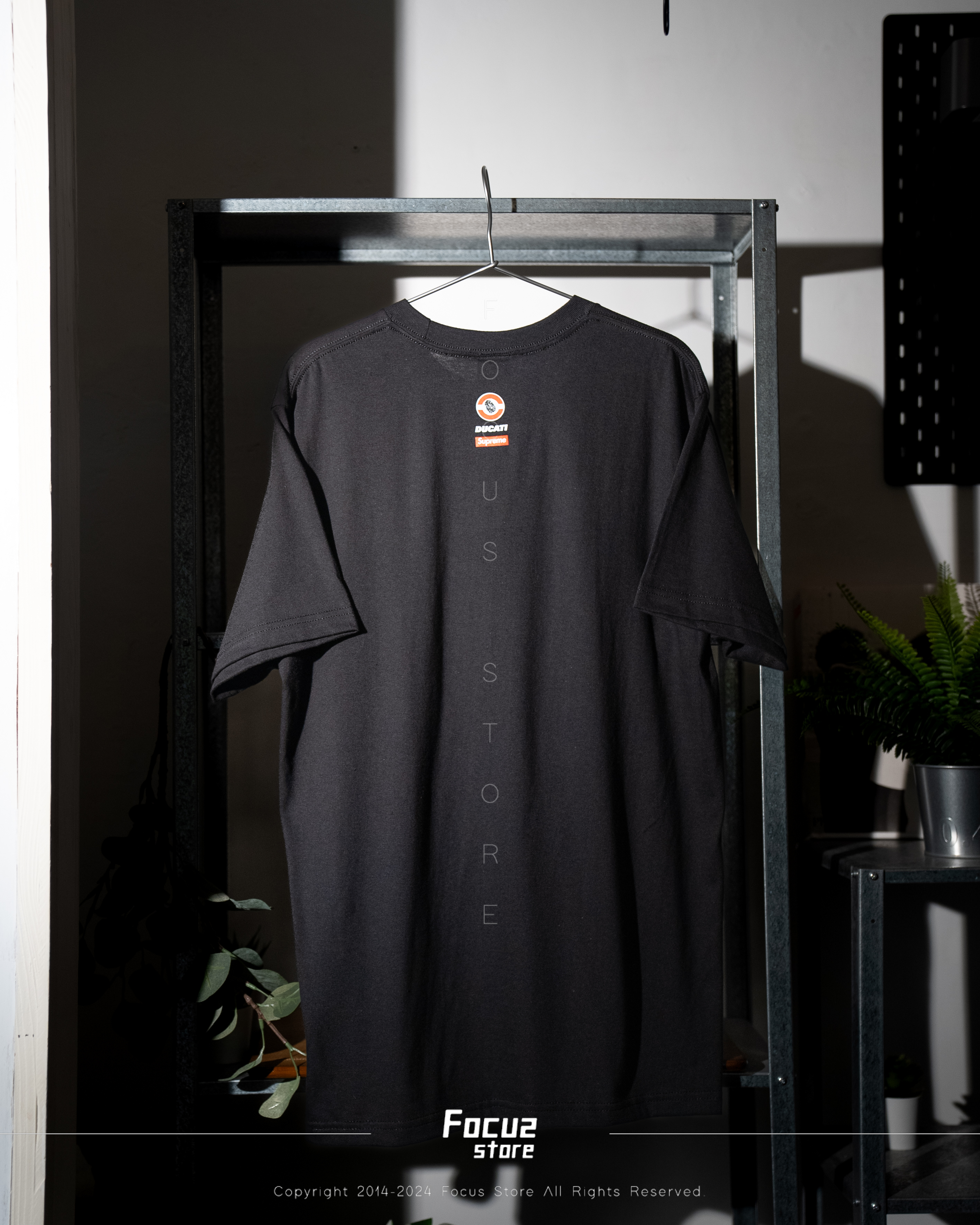 ★24SS WEEK16★Supreme Ducati Bike Tee Supreme Ducati Logo Tee Black Men's - SS24 - US