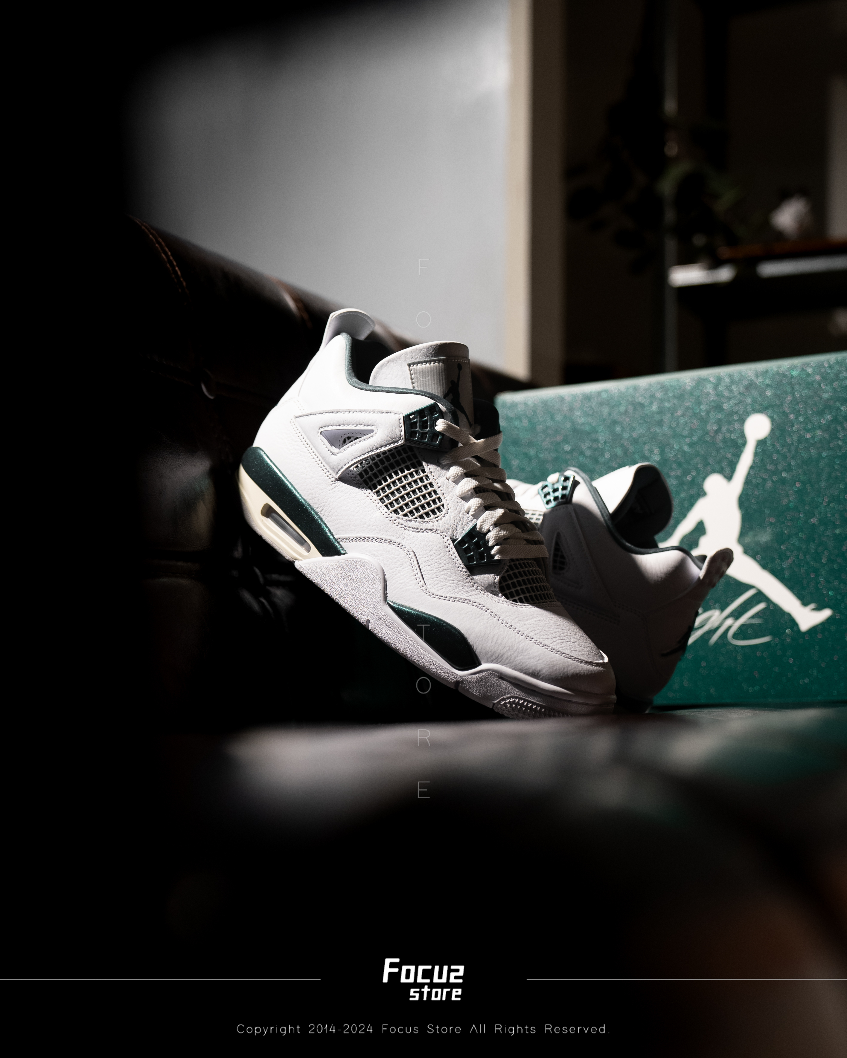 【Focus Store】預購 Nike Air Jordan 4 Retro "Oxidized Green" 白綠 FQ8138-103