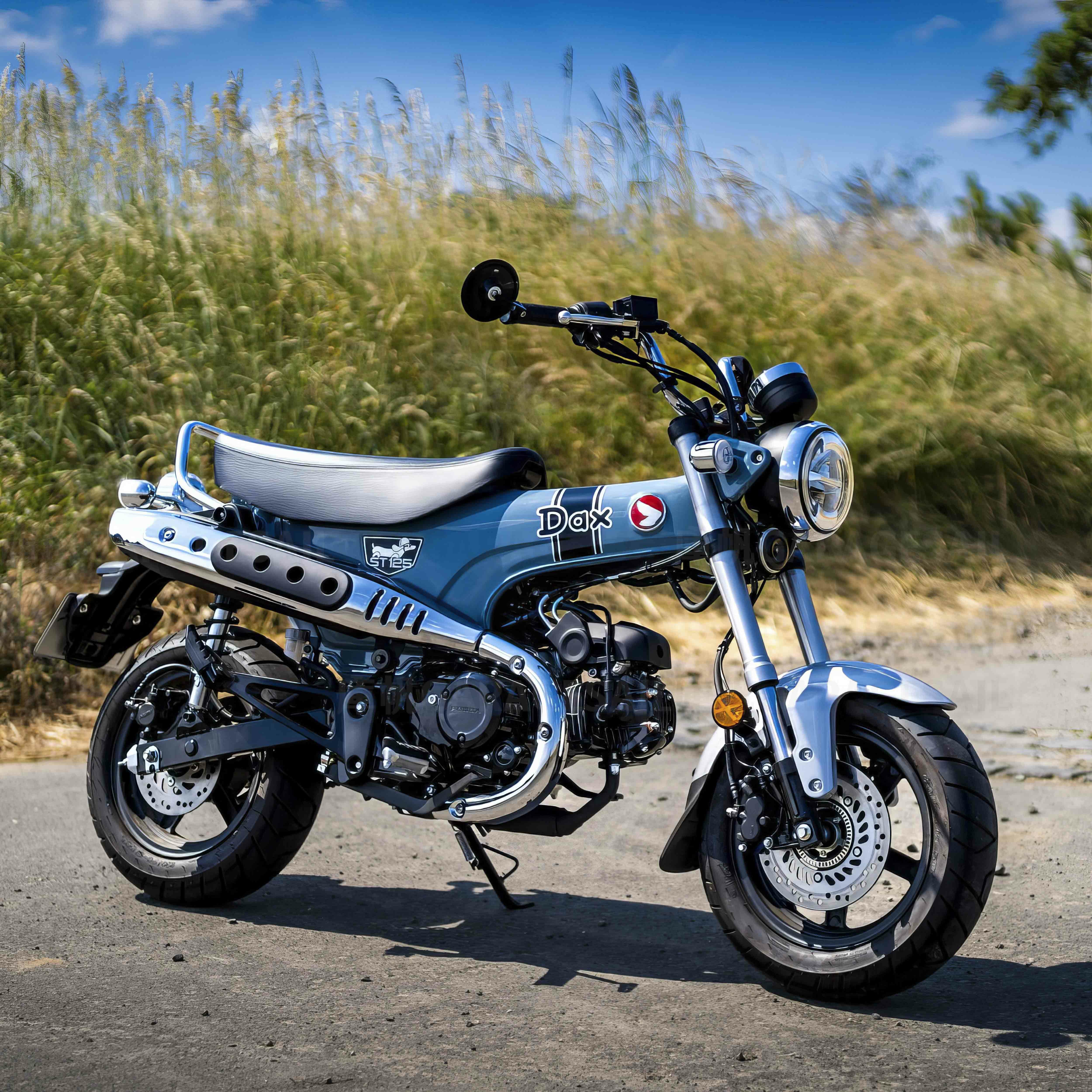 Motogadget 把手端 後照鏡 4吋圓 短桿