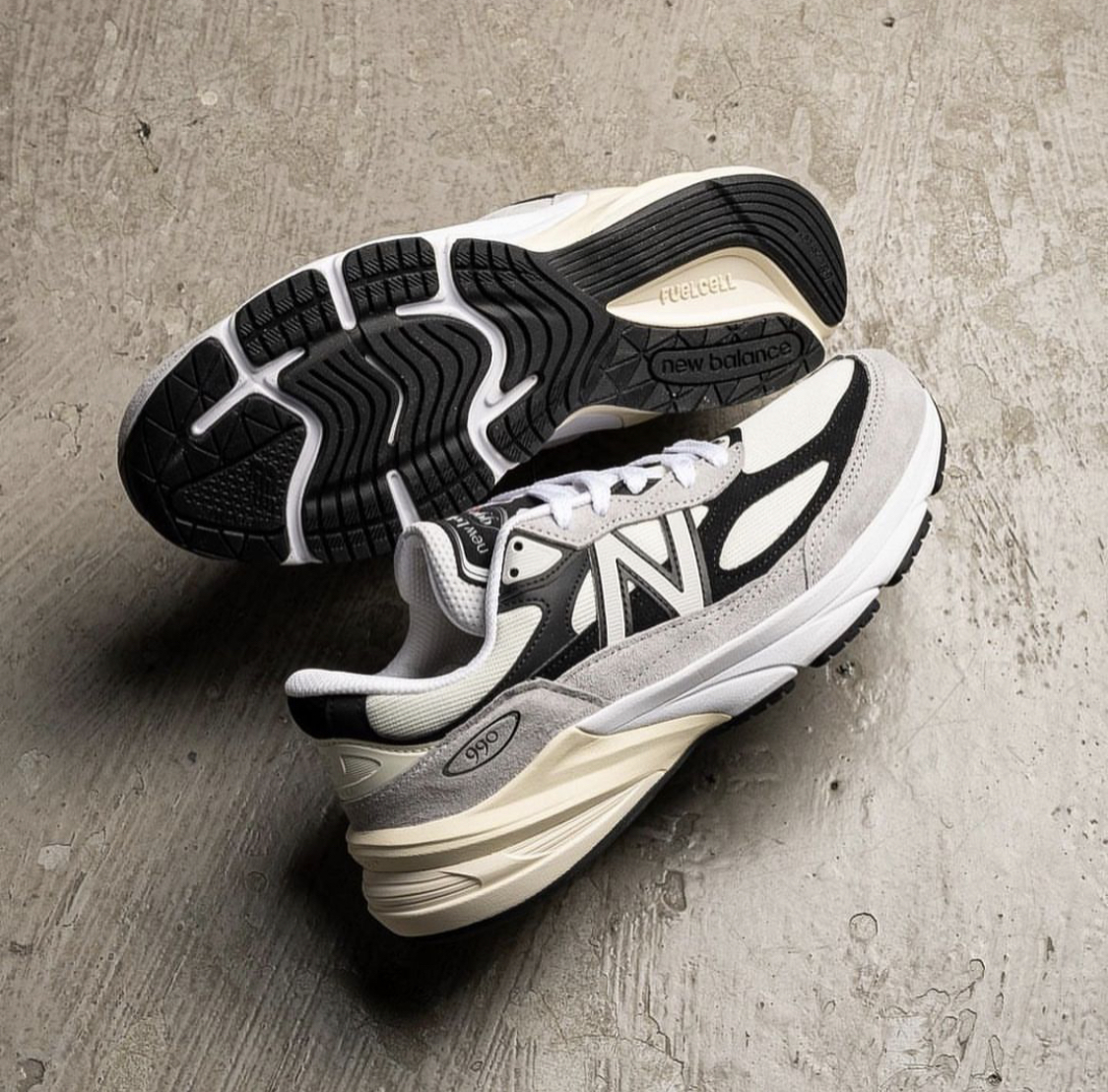 【APAIR】預購 New balance NB 990 V6 U990TG6 白黑 美製鞋