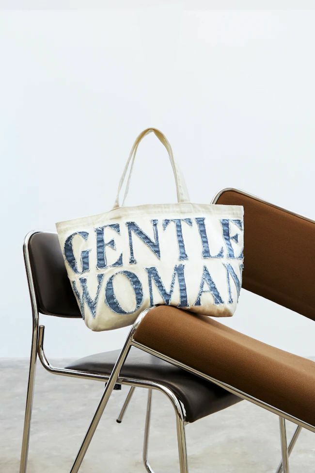 🇹🇭 泰國 GENTLEWOMAN 牛仔布字TOTE BAG (T6/GW239)