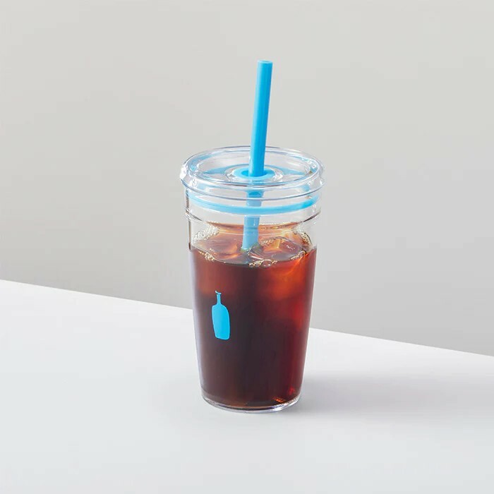 Blue Bottle Clear Cold Tumbler 藍瓶 透明 冷水杯 新款