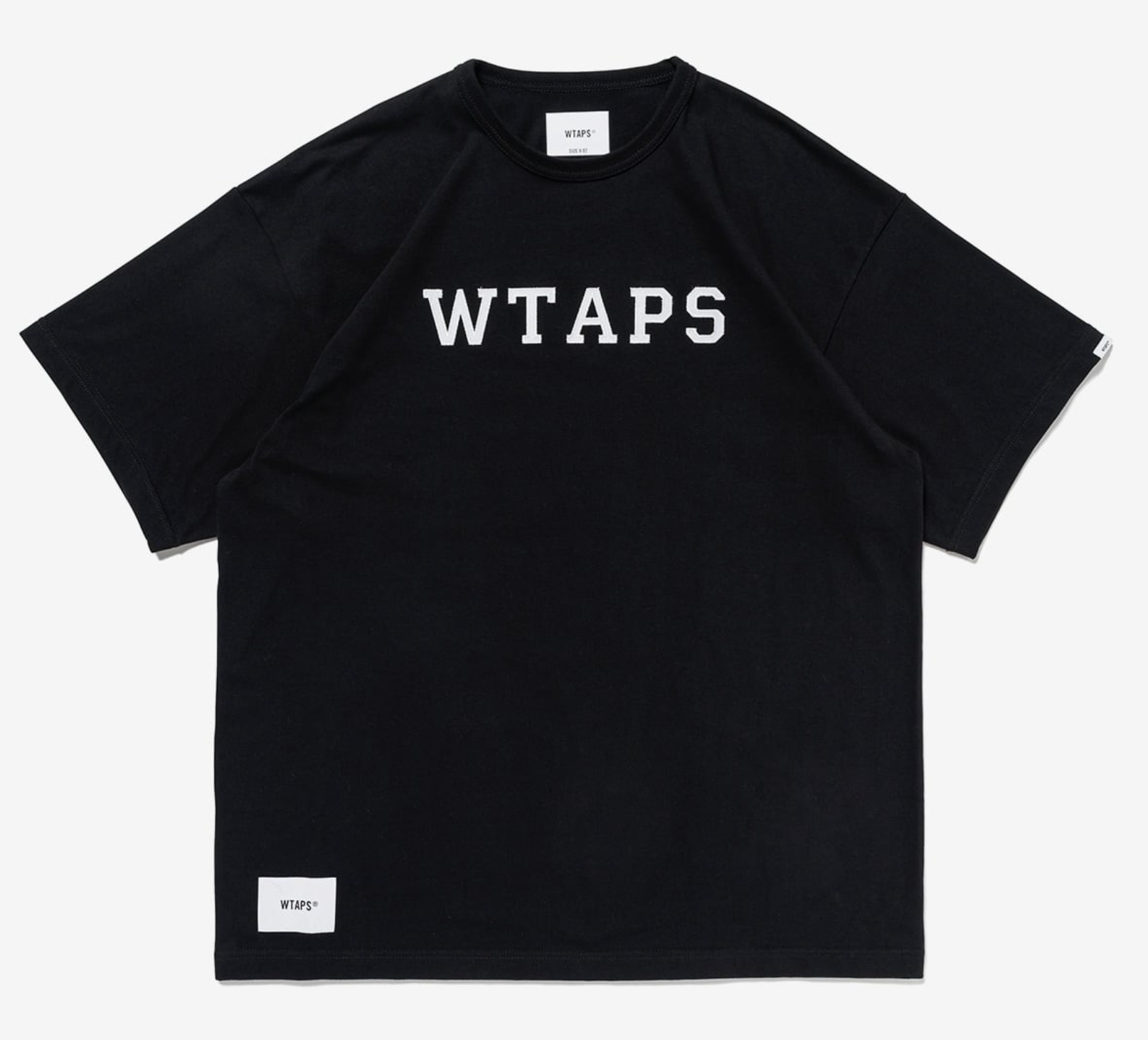 WTAPS SS24 ACADEMY / SS / COTTON. COLLEGE | BLACK