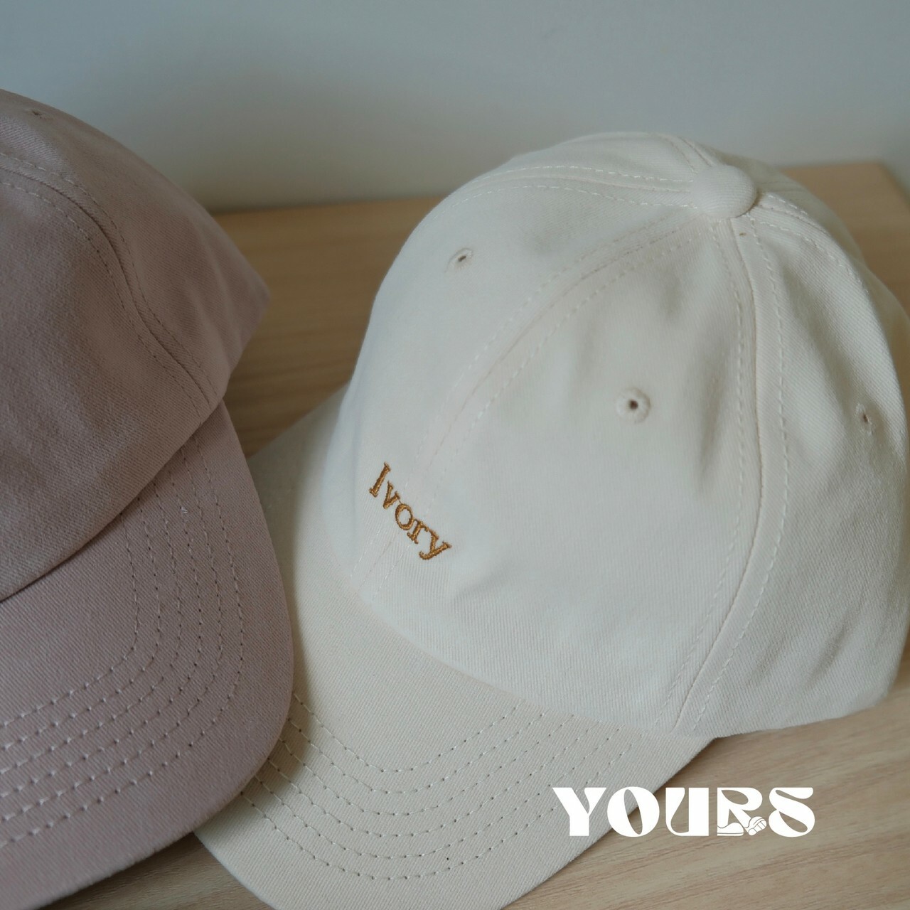 質感英文字母老帽（4colors）