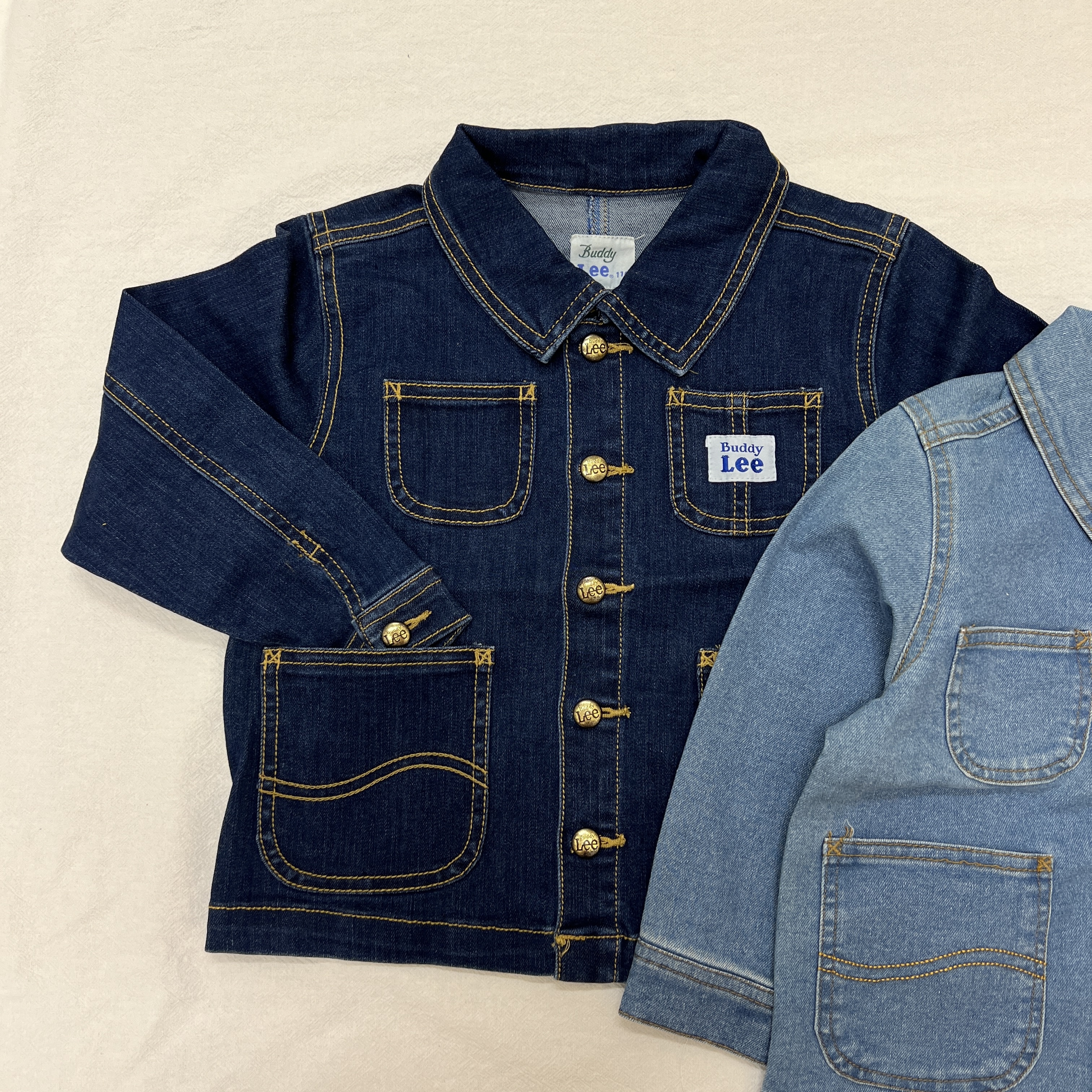 💙日單 𝐁𝐮𝐝𝐝𝐲 𝐋𝐞𝐞 雙口袋牛仔薄外套