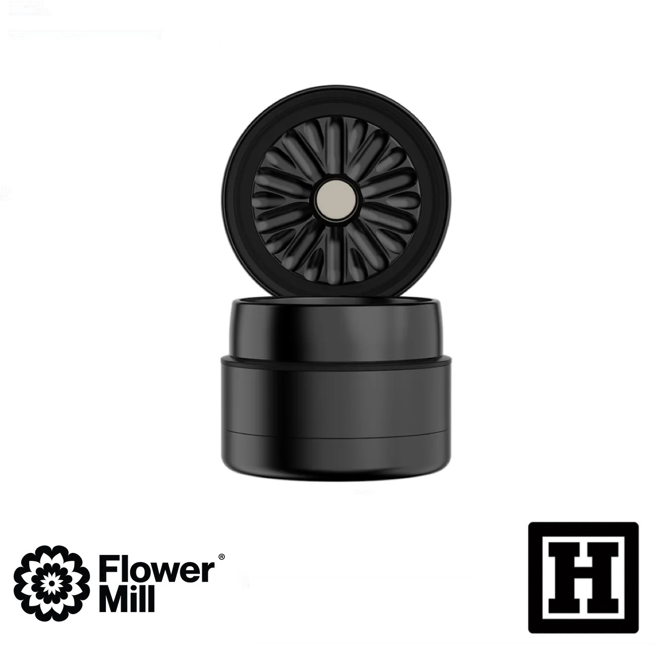 Flower Mill 豪華版 四片式 研磨器「鋁合金製」