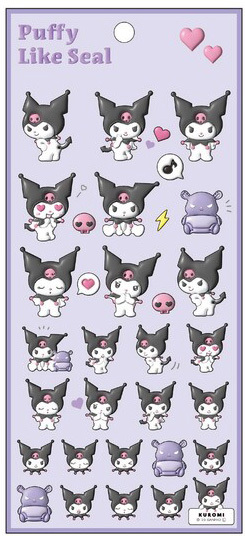 Puffy Like Seal Sanrio 貼紙