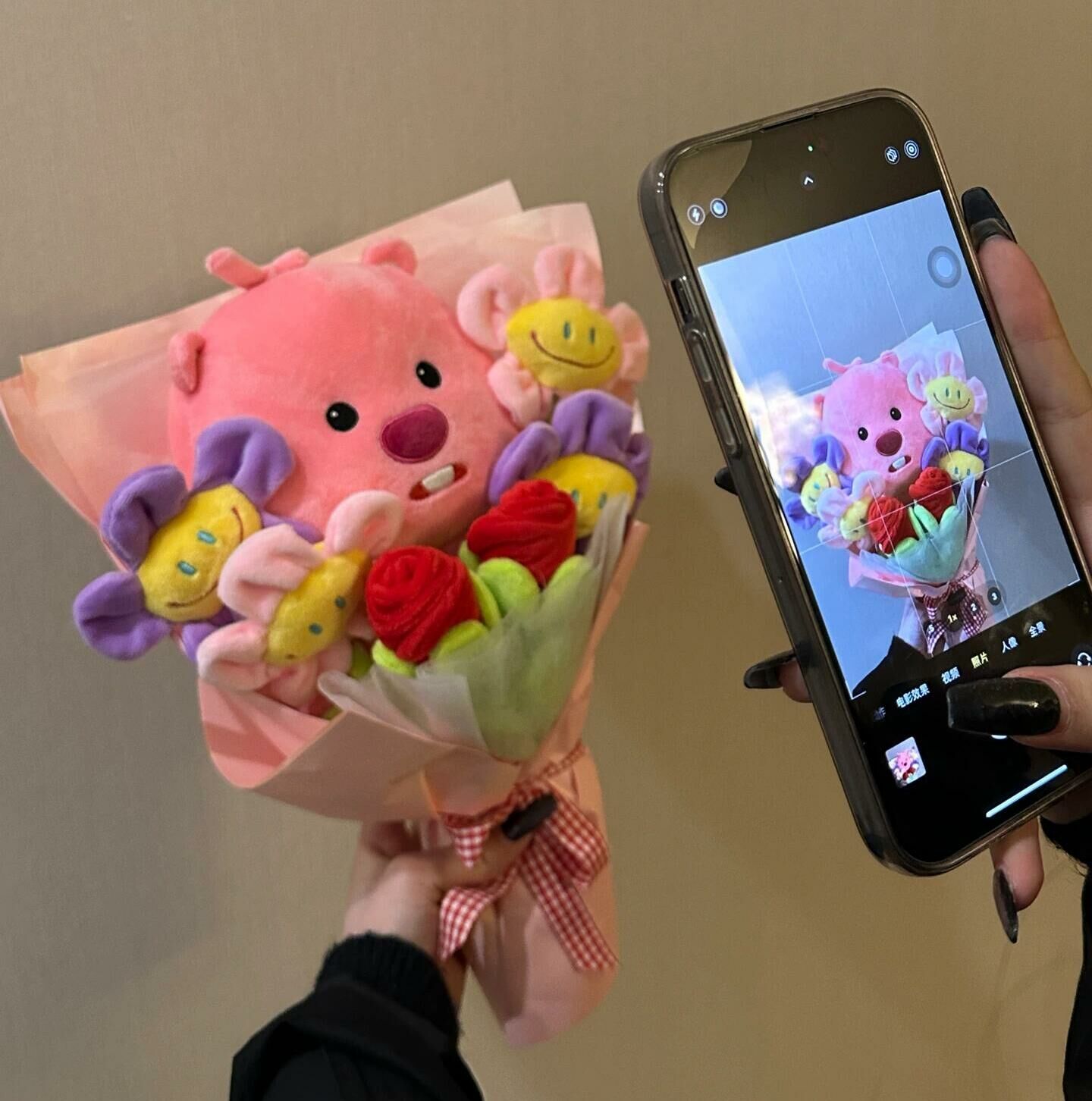 🇰🇷 LOOPY 韓國限定 露比 玩偶 花束 小海貍 正版周邊 / 預購