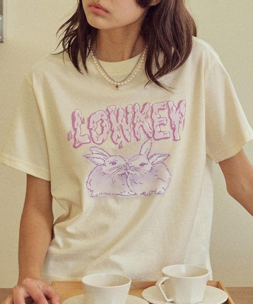 【CPGN STUDIO】24SS★ DTP LONKEY CROP Short Sleeve Tee CPGN STUDIO] DTP LONKEY CROP short sleeve t-shirt -