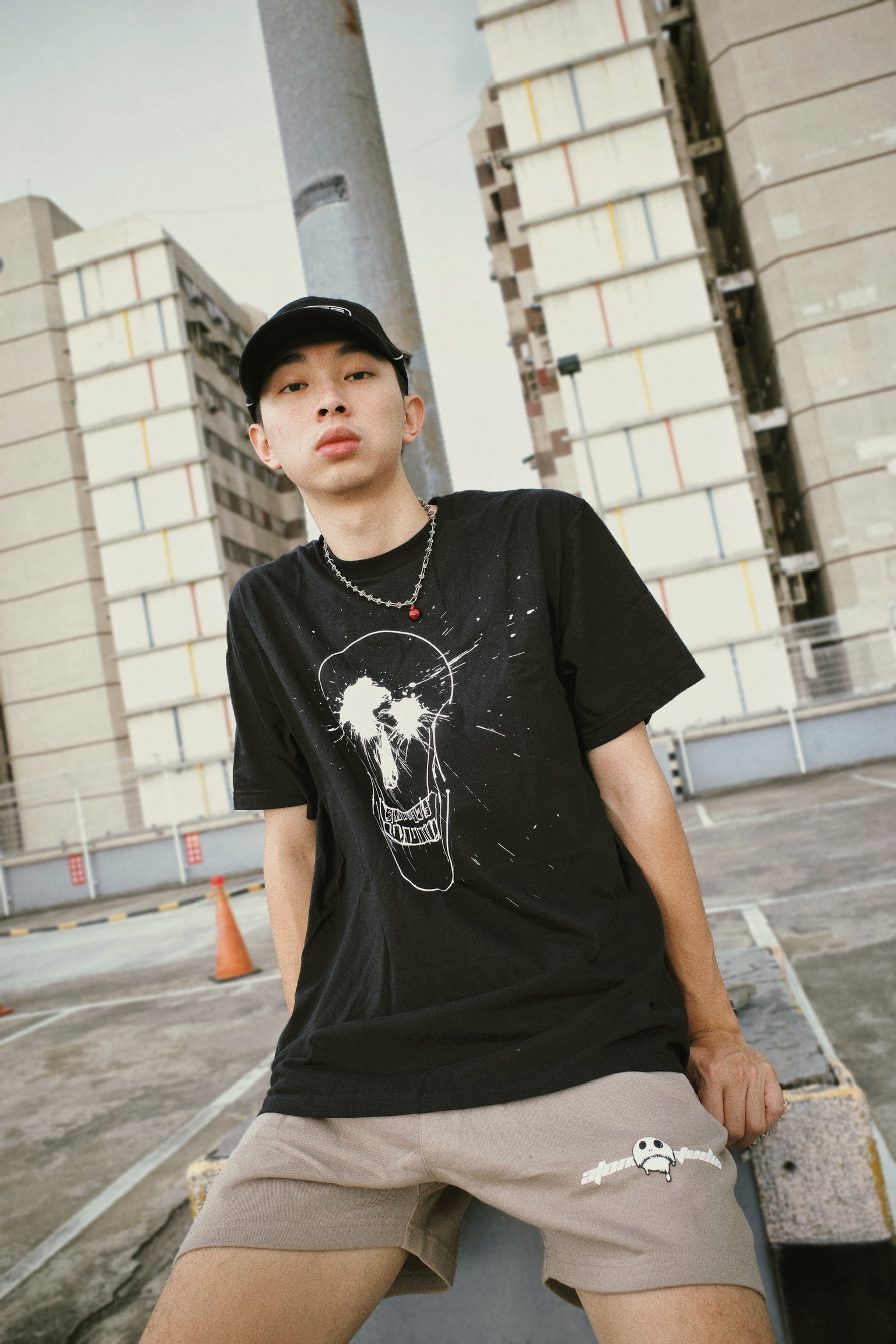 <快速出貨>SUPREME RALPH STEADMAN SKULL  黑色短T