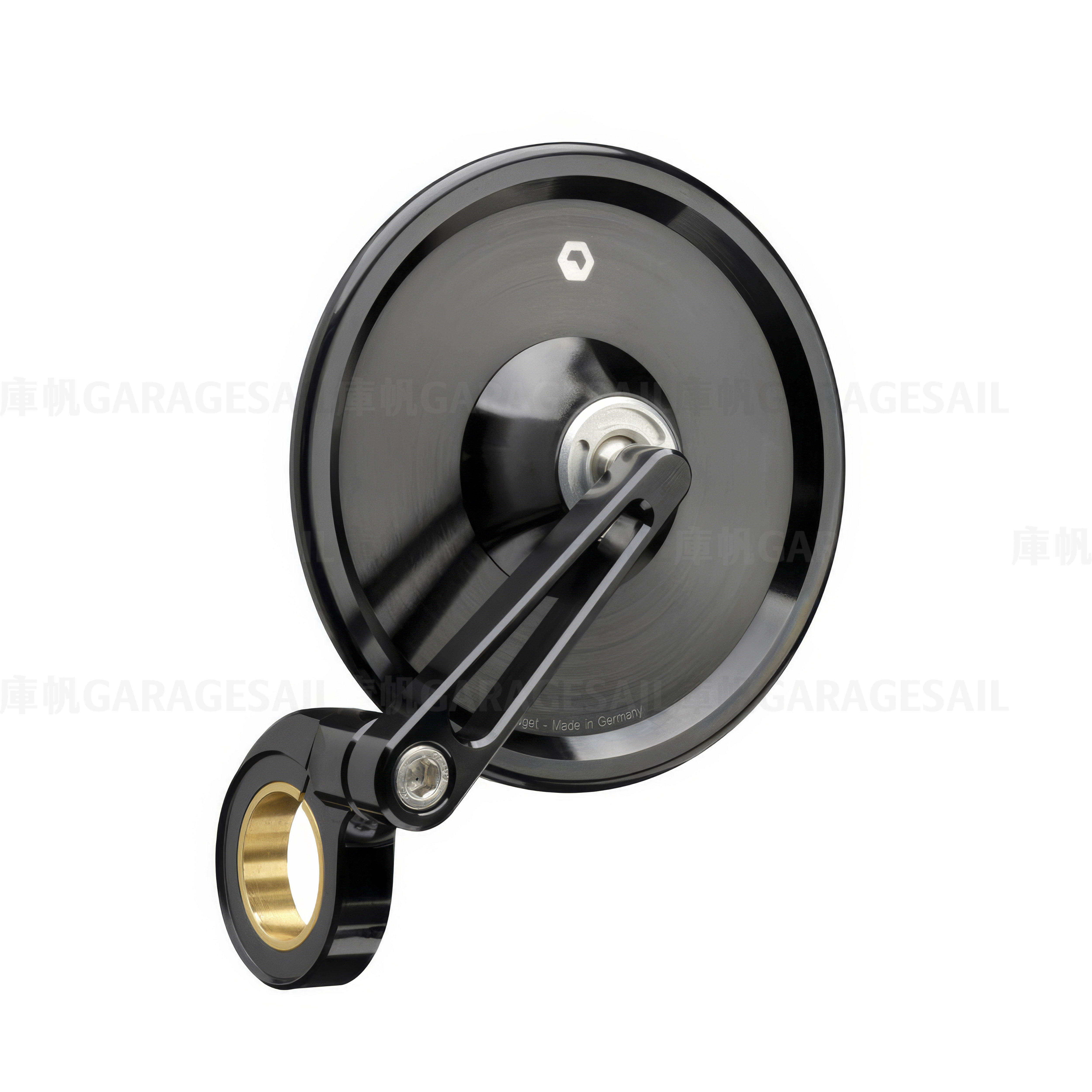 Motogadget 把手端 後照鏡 4吋圓 短桿