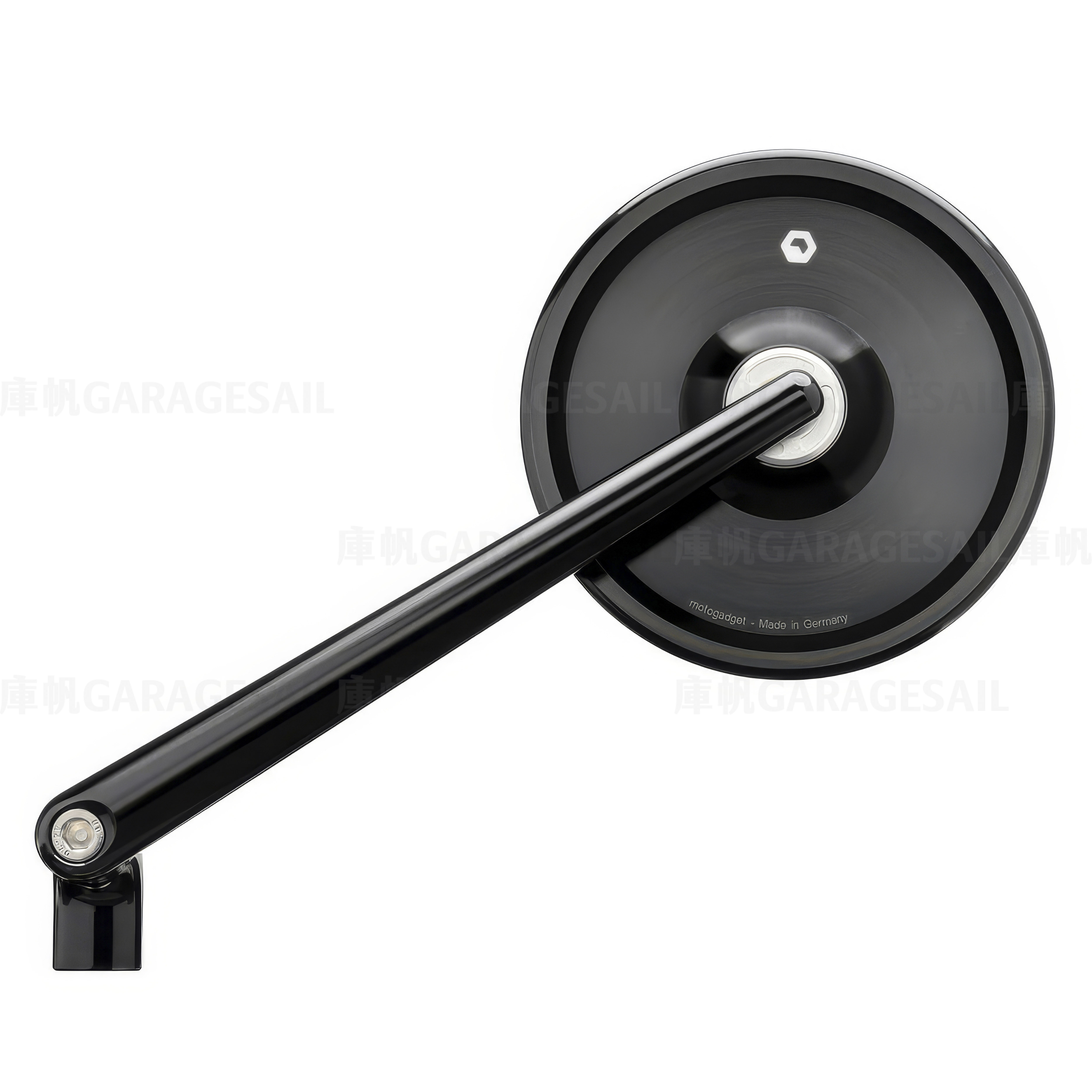 Motogadget 一般位置 後照鏡 4吋圓 中桿