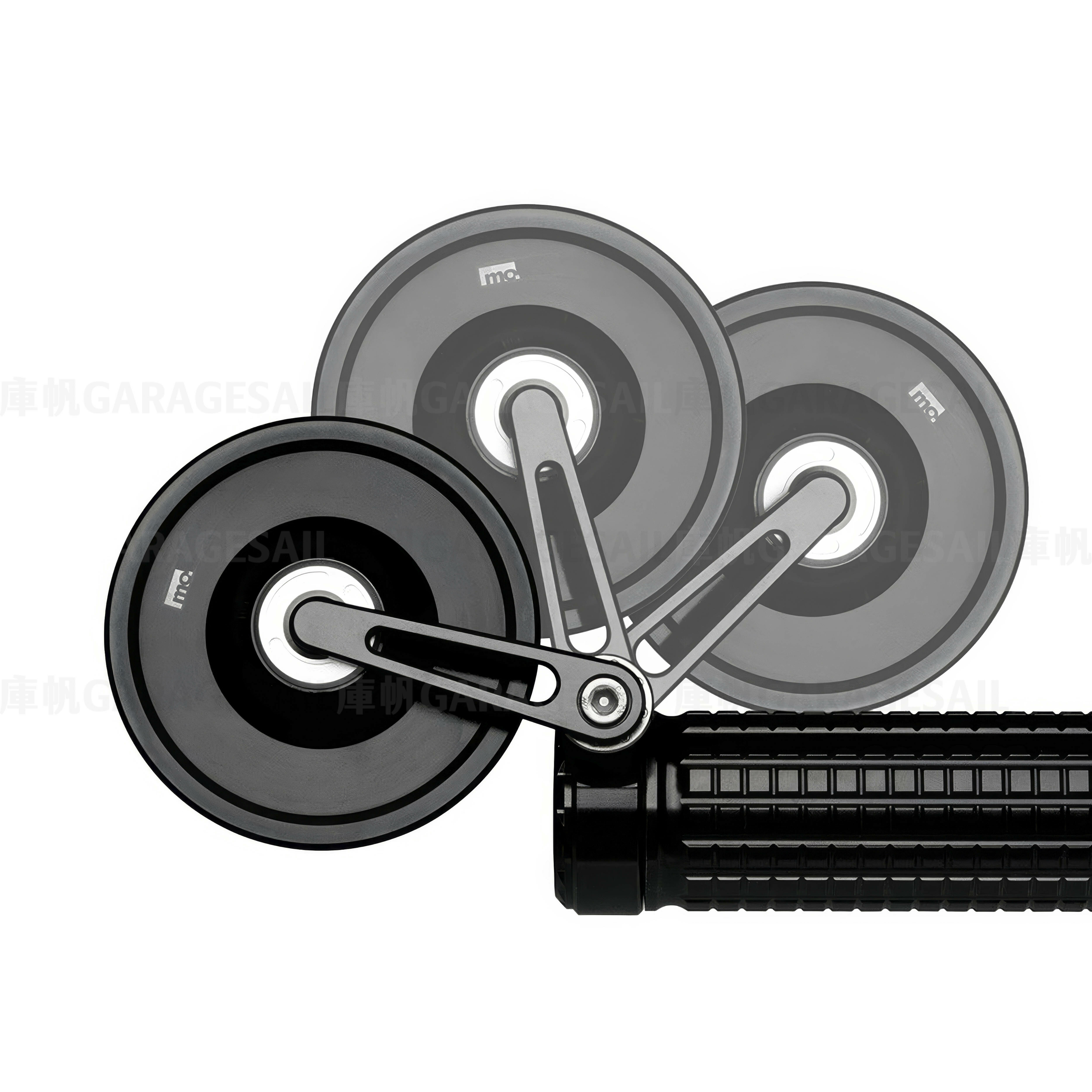 Motogadget 把手端 後照鏡 3吋圓 短桿 可折