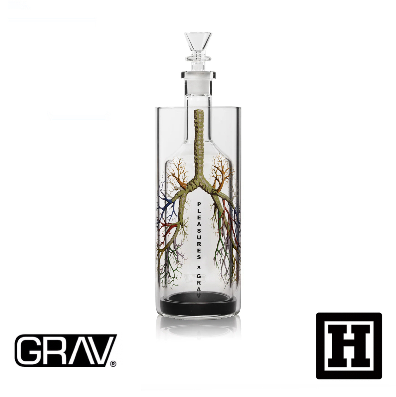 GRAV LABS Gravitron 限量聯名 玻璃藝術品「Breathe Again」