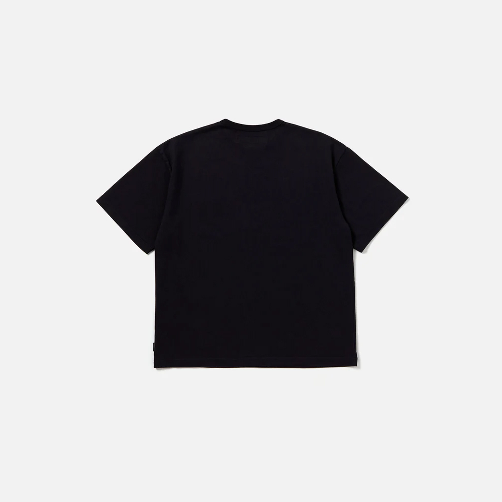 -(B3b03)-NEIGHBORHOOD CLASSIC-P CREWNECK SS 刺繡LOGO 口袋T 黑色/白色-241FPNH-CSM06