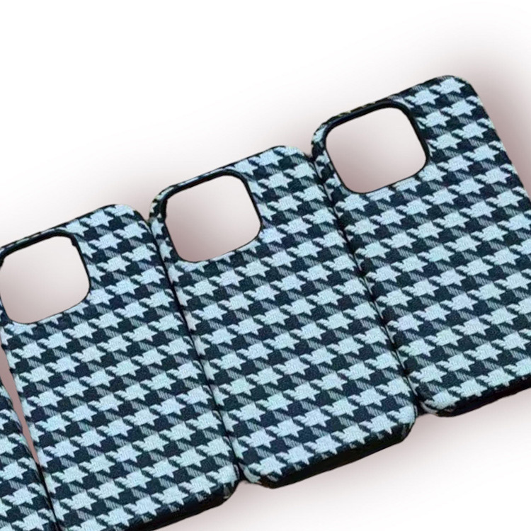 千鳥格 iPhone 手機殼 (PHC301)