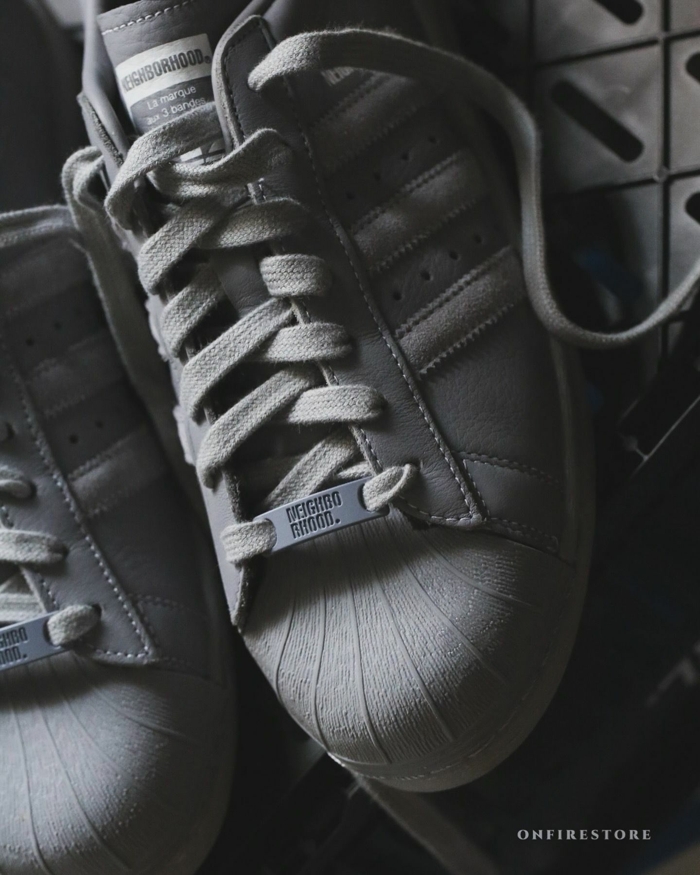 {現貨} Neighborhood X Adidas Superstar Cement Gray IE6115
