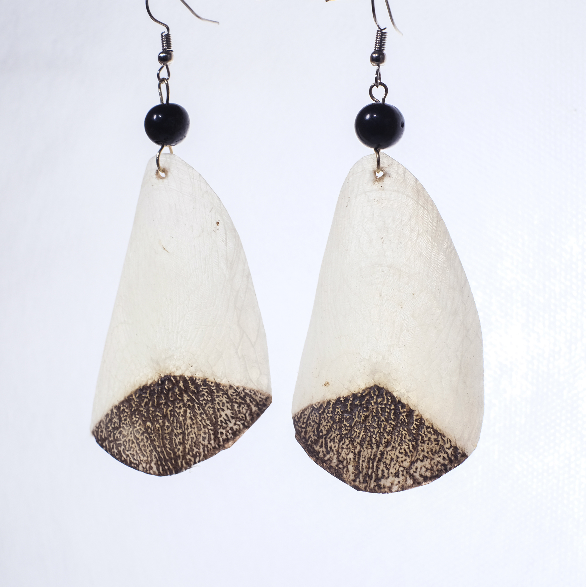 亞馬遜工藝｜魚鱗耳環 悠游 - 大 08｜秘魯