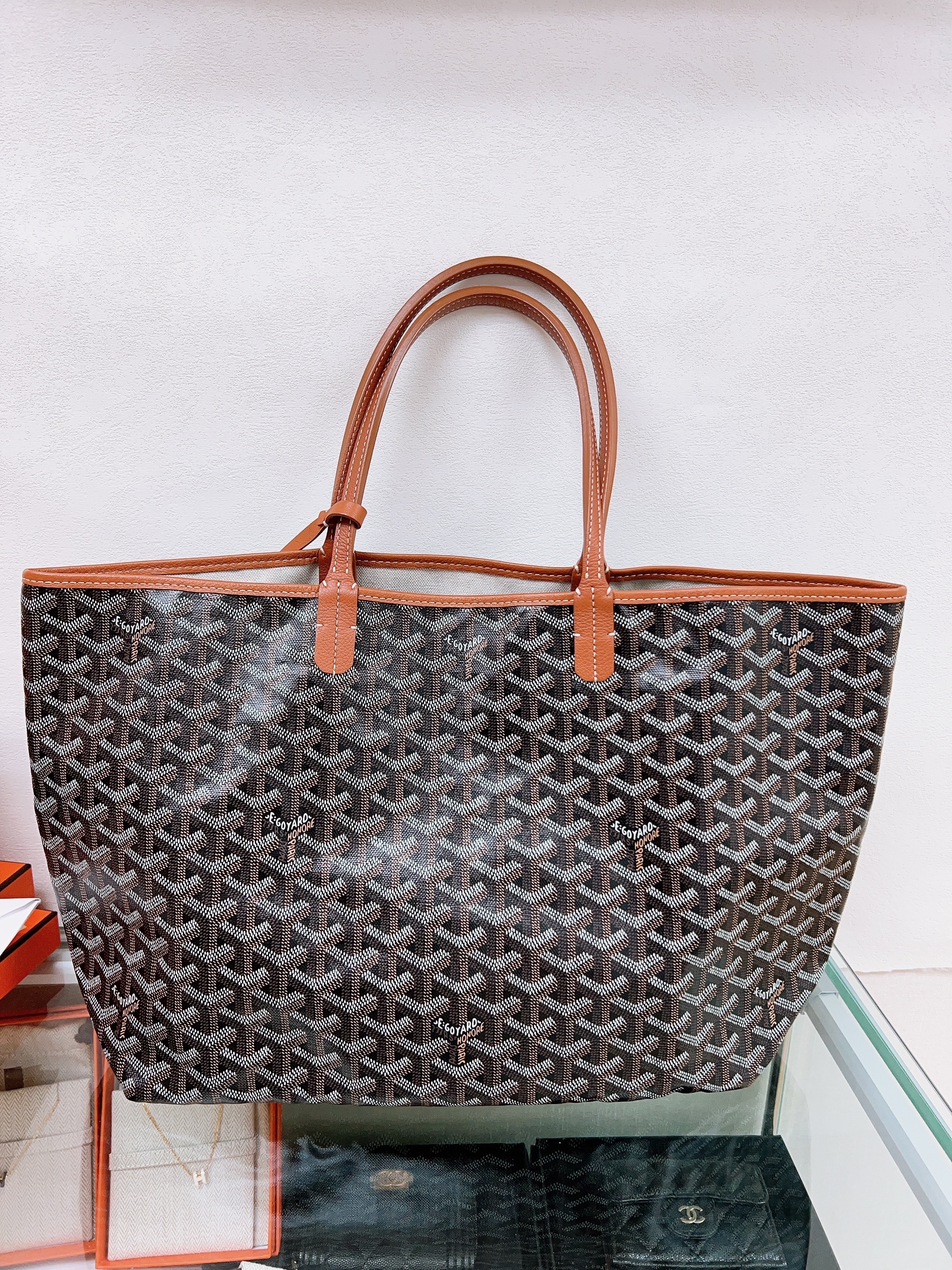 Goyard Saint Louis tote PM size (brown)