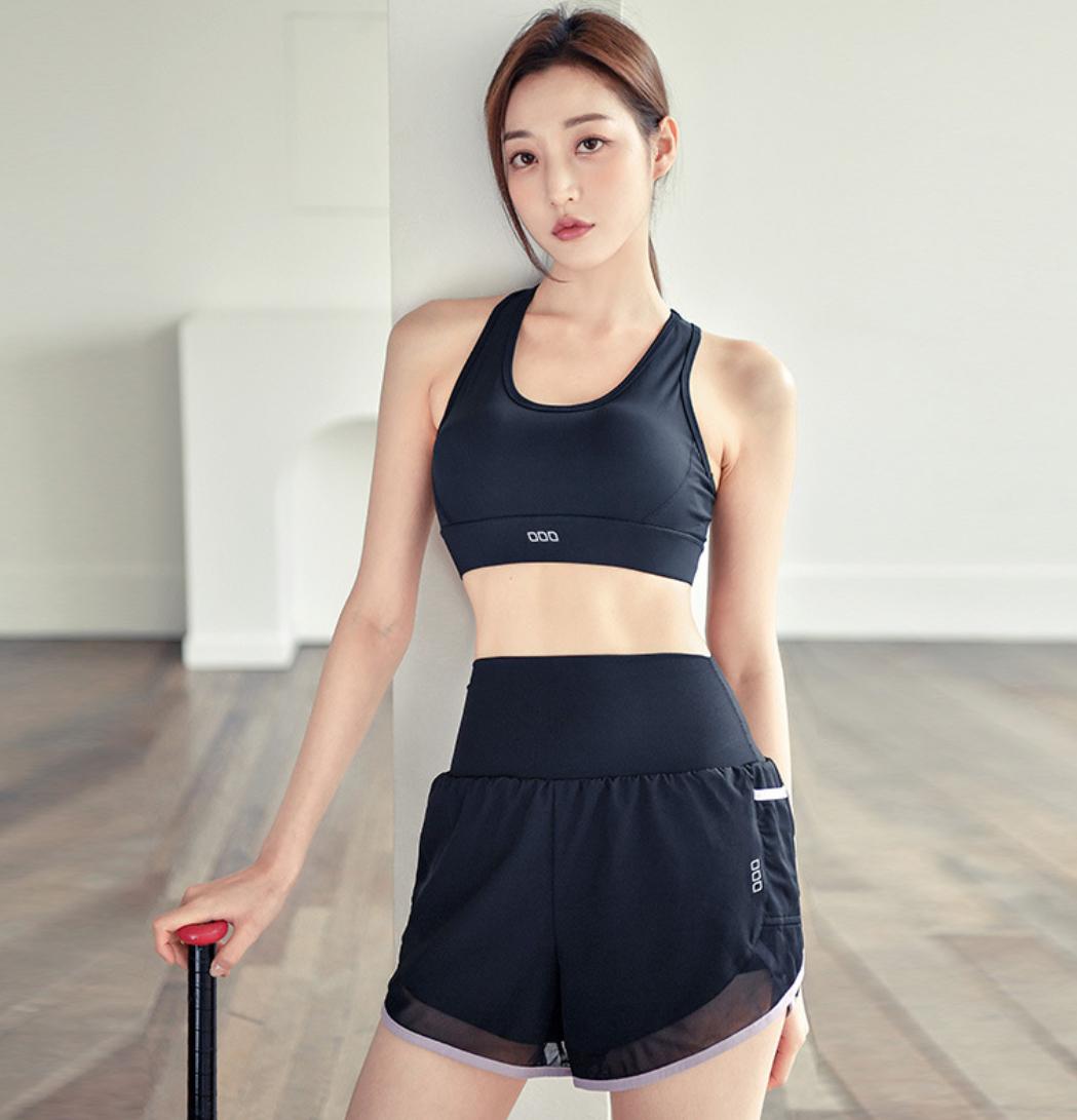 運動內衣風定型美背瑜珈服背心（兩色）