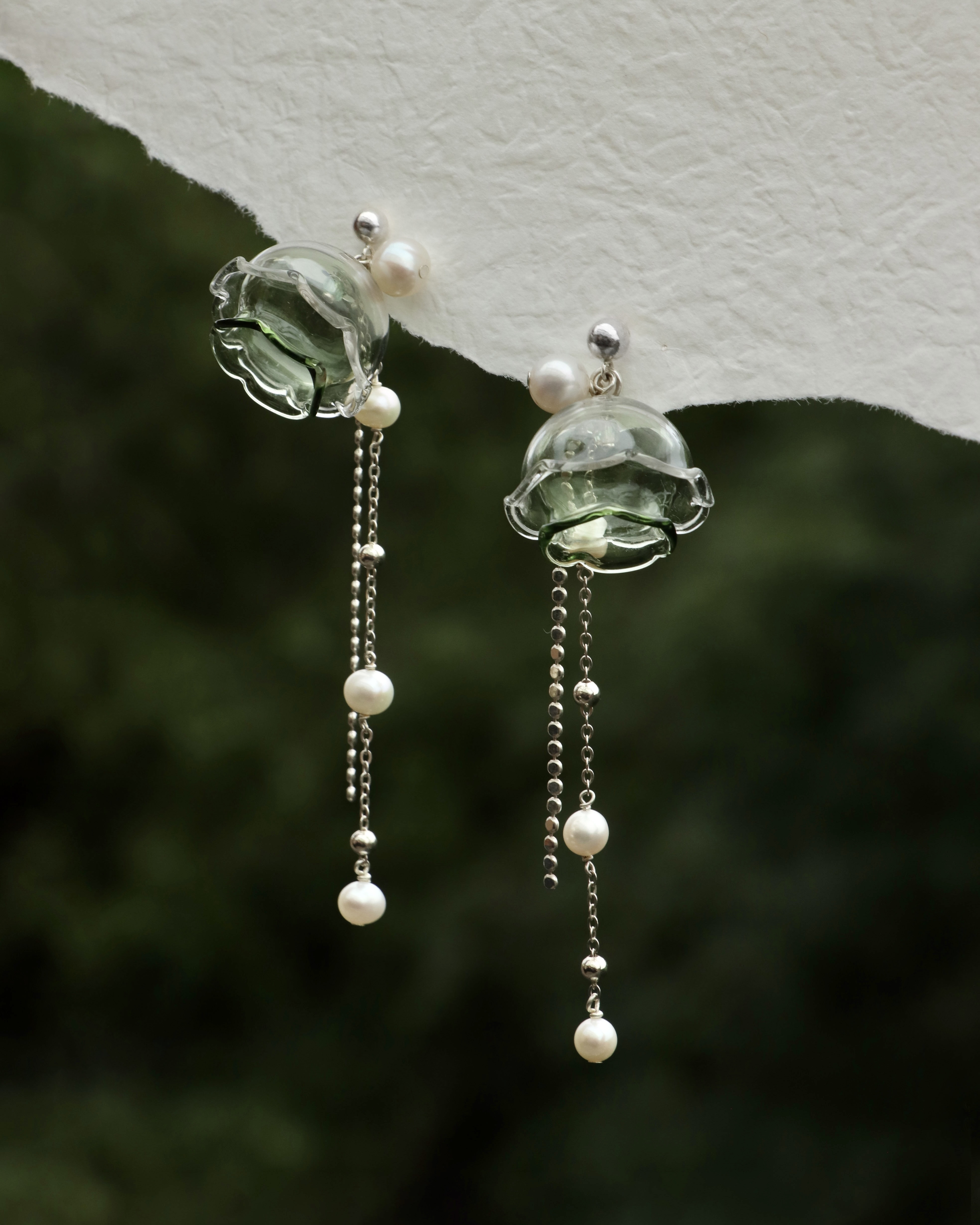 FG211 ꒰ DiTo.boN 𓇬 B.ear studio ꒱ 朝露 - 耳環