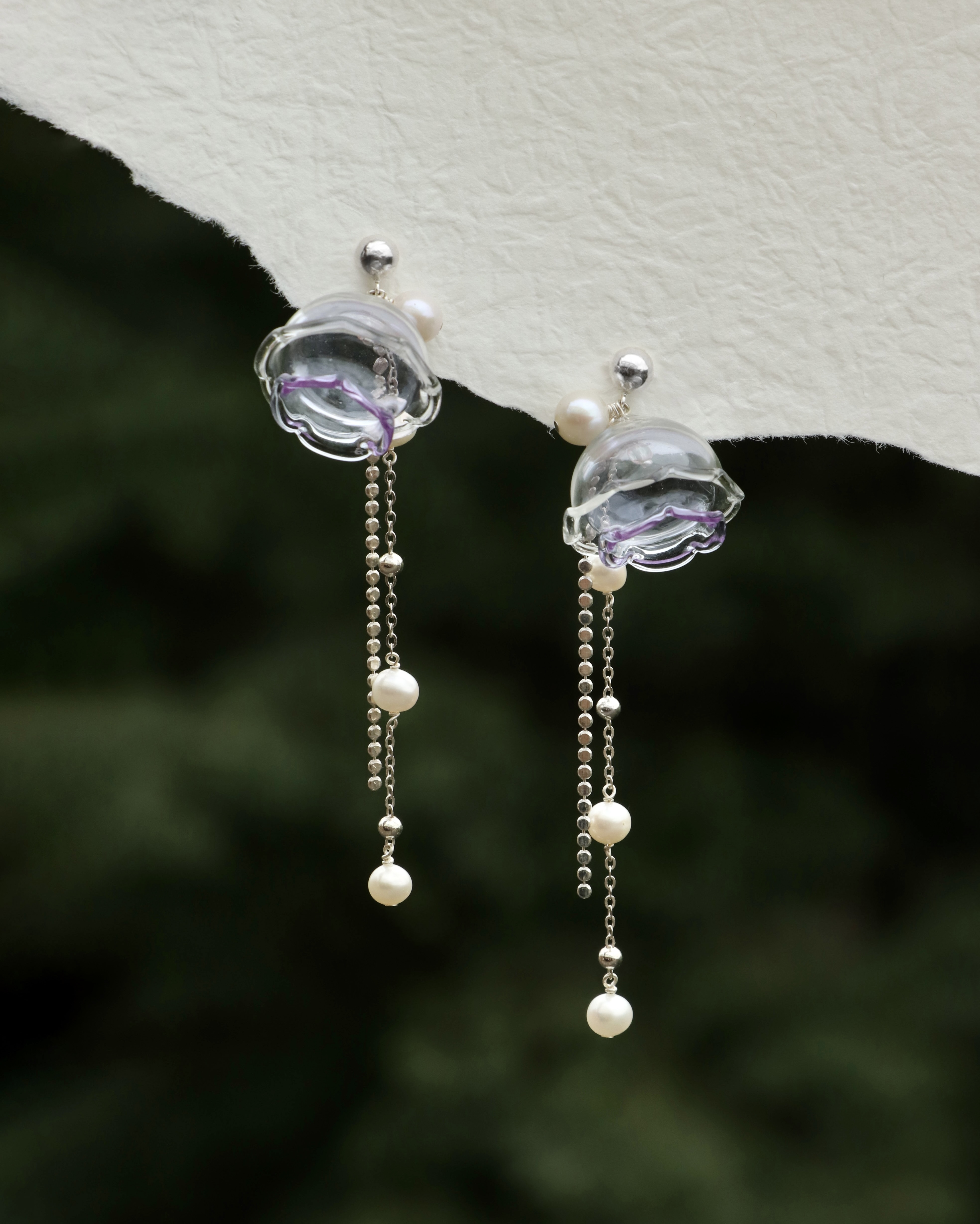 FG211 ꒰ DiTo.boN 𓇬 B.ear studio ꒱ 朝露 - 耳環