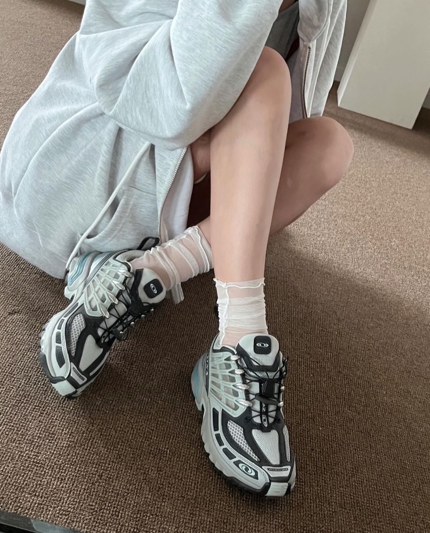 SALOMON ACS PRO 戶外 透氣 登山 灰藍 474484