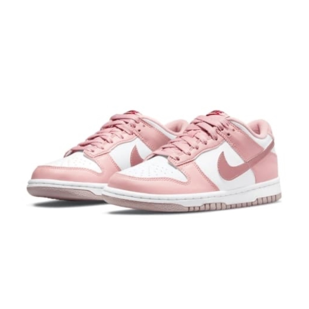 NIKE DUNK LOW GS "PINK VELVET" 大童 白粉 天鵝絨 香檳粉 緞面勾 DO6485-600