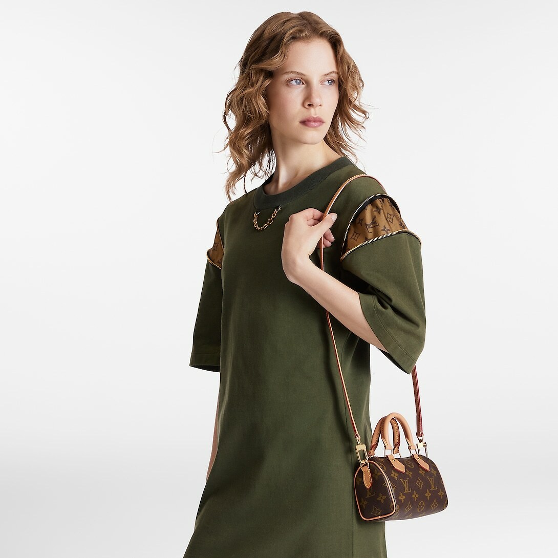 全新LV SPEEDY NANO,M81085,啡色Monogram,塗層帆布,#BRAND NEW #香榭站正品