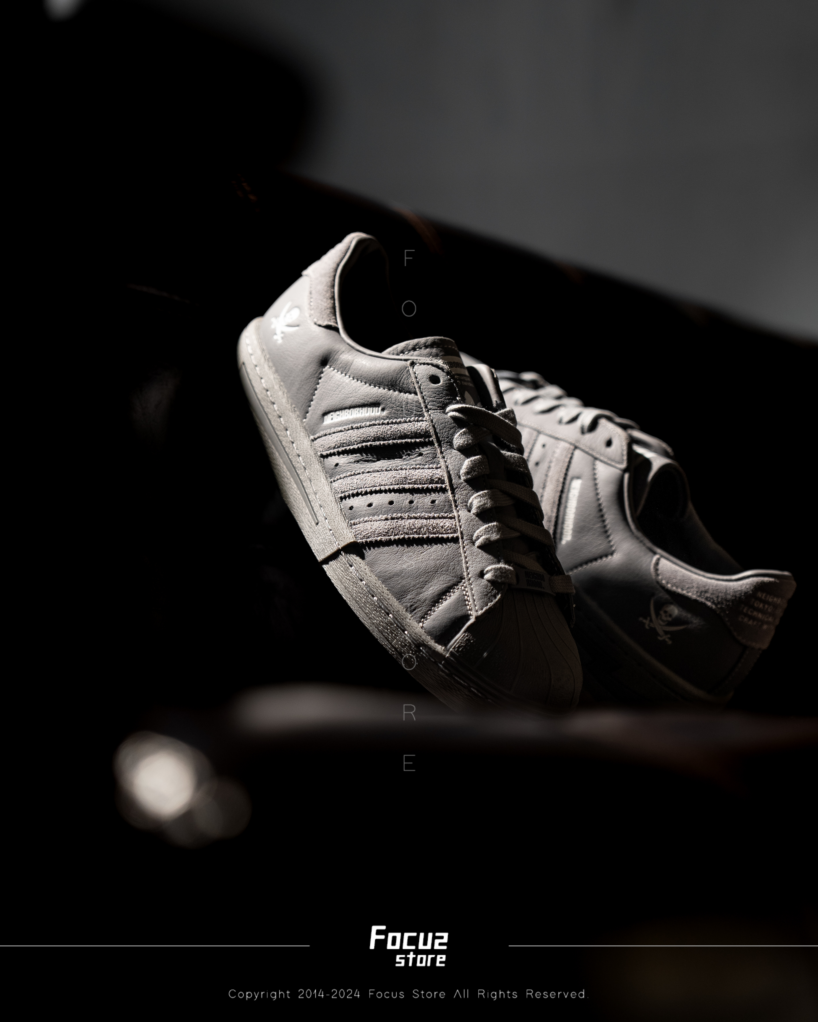 【Focus Store】預購 Neighborhood x Adidas Originals Superstar "Cement Grey" 灰色 IE6115