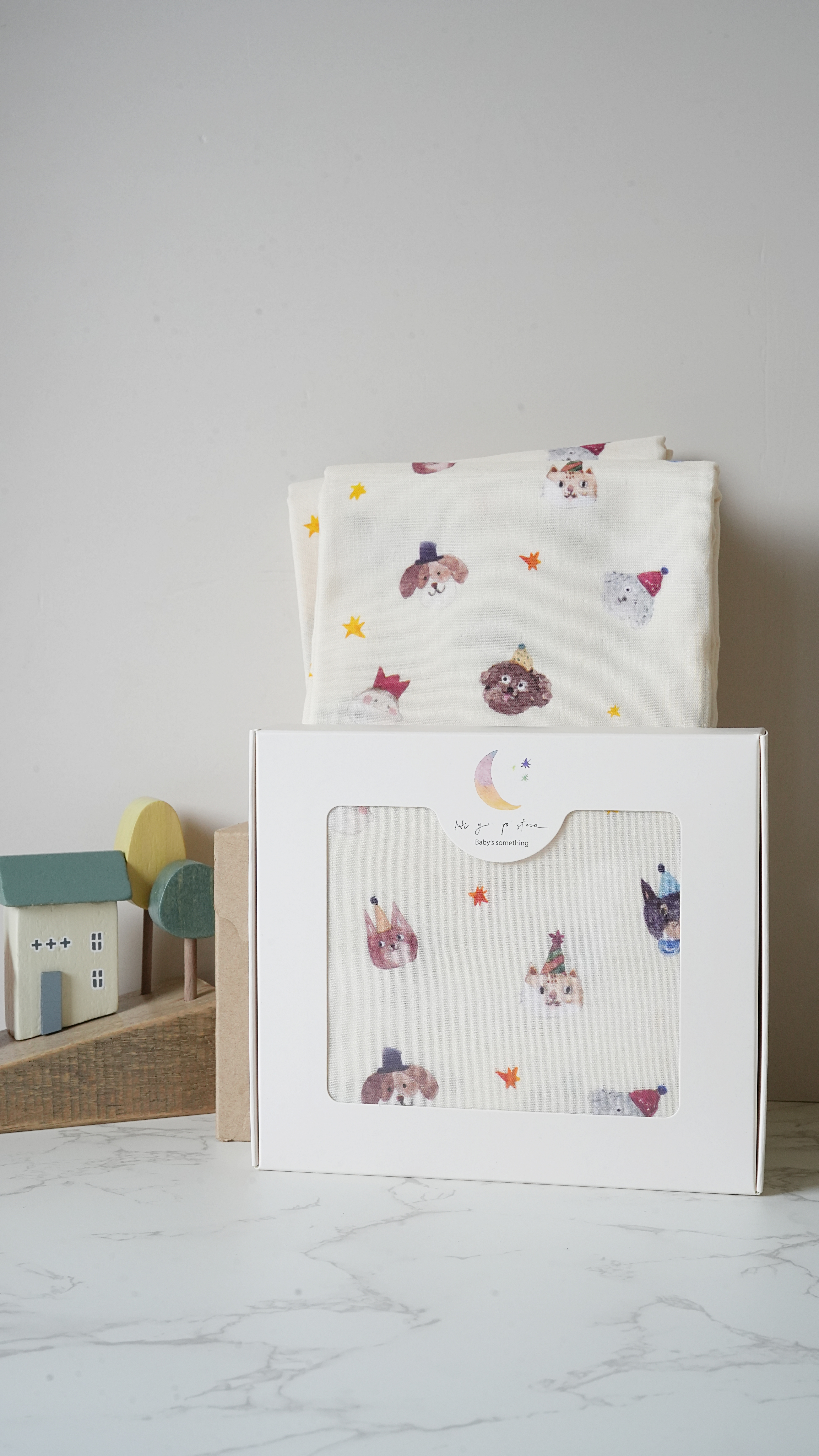 Hi Y.P store-包巾-獨家設計款-萌寵寶貝