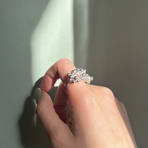 eat〰️小球串珠戒指