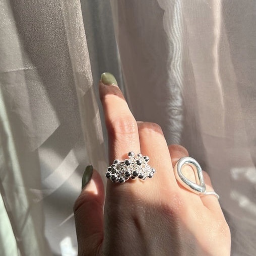 eat〰️小球串珠戒指