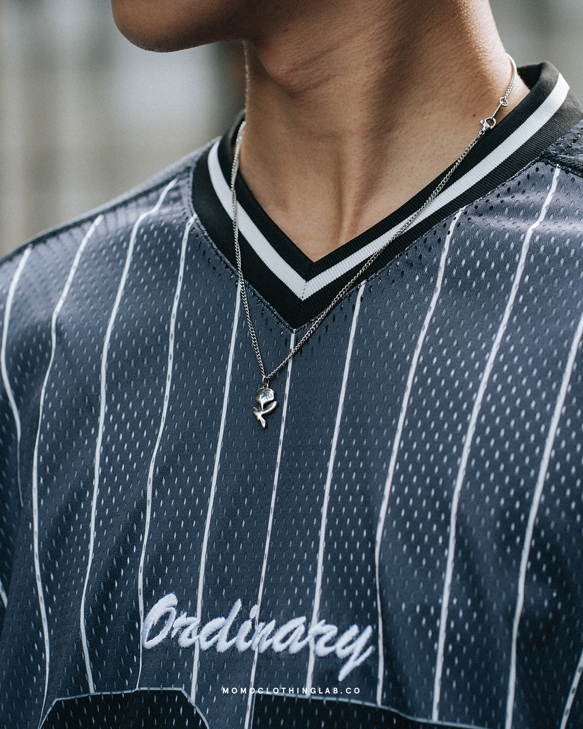 #現貨 (ACCN114) 正韓鋼項鍊 玫瑰吊墜