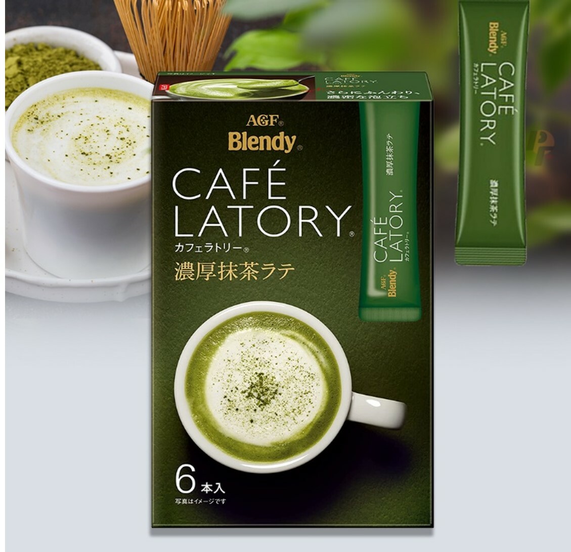AGF | Blendy 即沖濃厚抹茶拿鐵 11.5g（6條入）