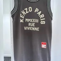 [S] KENZO WOMEN RUE VIVIENNE TANK DRESS,BLACK, FD52RO7254SI.96 (SK183)