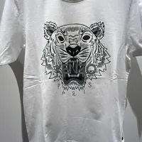 [S] KENZO TIGER PRINT T-SHIRT SPECIAL,BLANC , PF855TS0504Y1-01 (SK187)