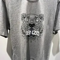 [S] KENZO TIGER PRINT T-SHIRT SPECIAL,DOVE GREY, F855TS0504Y1-95 (SK188)