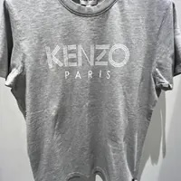 [S] KENZO CLASSIC KENZO PARIS T-SHIRT,GREY, PF955TS0924SG-94 (SK199)