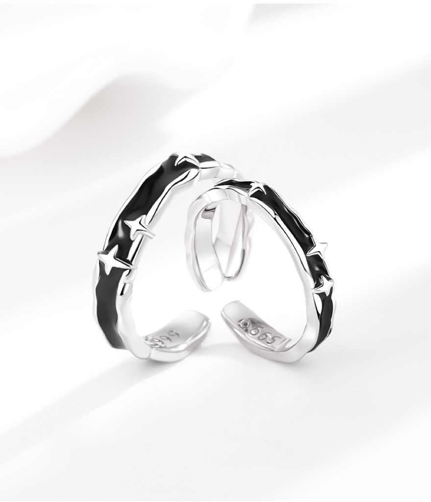 星空嫣然 情侶戒指💍  免費刻字✒️