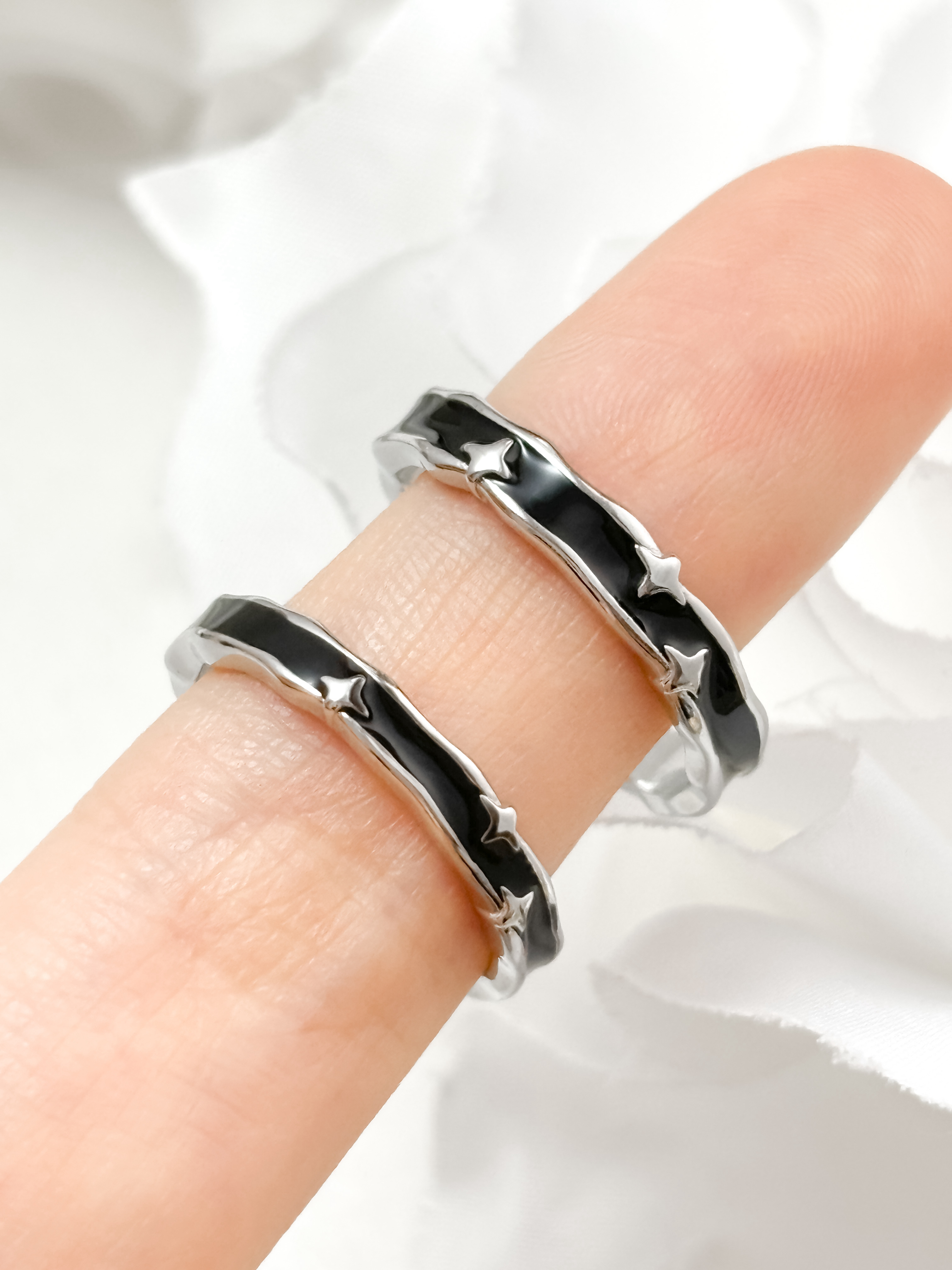 星空嫣然 情侶戒指💍  免費刻字✒️