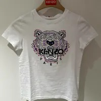 [S] KENZO TIGER PRINT T-SHIRT,WHITE, FD62TS8464SO-01 (SK216)
