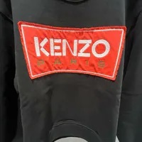 [S] KENZO PARIS CLASSIC SWEATSHIRT,BLACK, PFD55SW4474ME-99J (SK221)
