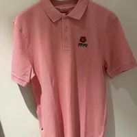 [S] KENZO MEN BOKE FLOWER CREST CLASSIC POLO,PINK, PFC65PO0024PU-30 (SK238)
