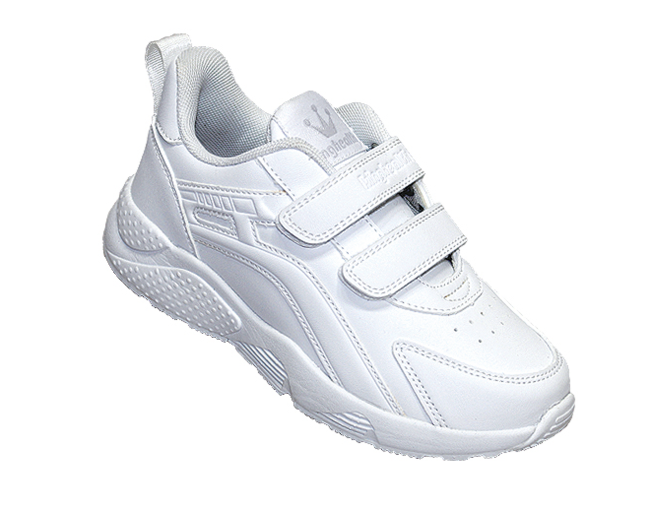 Kinghealth 納米處理超輕真皮鞋墊白球鞋 Size:31-45 ACK-21007