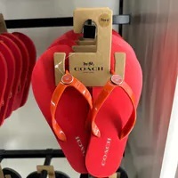 [S] COACH ZAYN FLIP FLOP,RED, CR858-QRG [FINAL SALE] (SCO765)