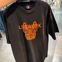 [S] LIFEWORK SIGNATURE T-SHIRT,BLACK, LW235TS995240 (SLW472)