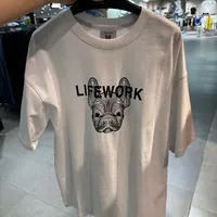 [S] LIFEWORK SIGNATURE T-SHIRT,WHITE, LW235TS995100 (SLW474)