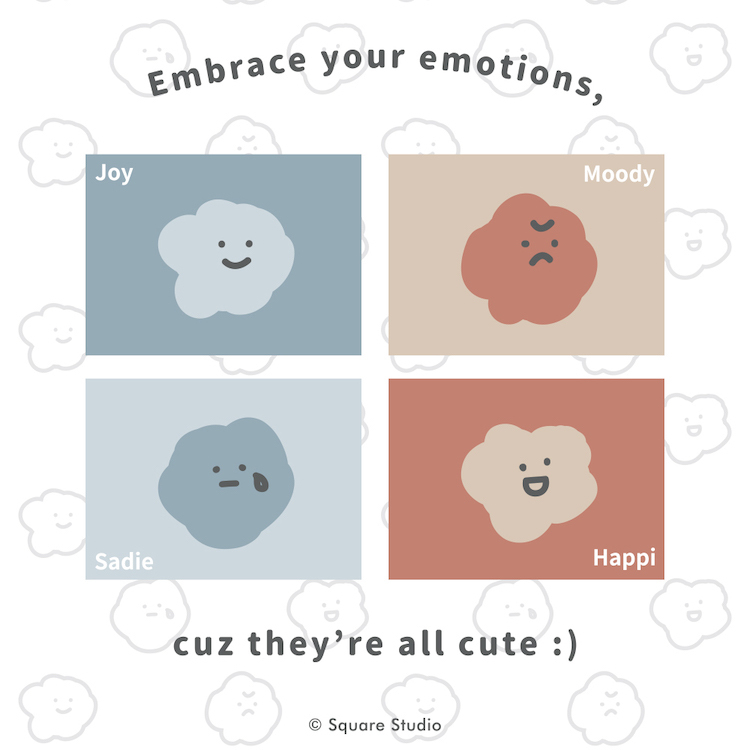 Square Studio方坊經典系列-造型耳環組-經典款