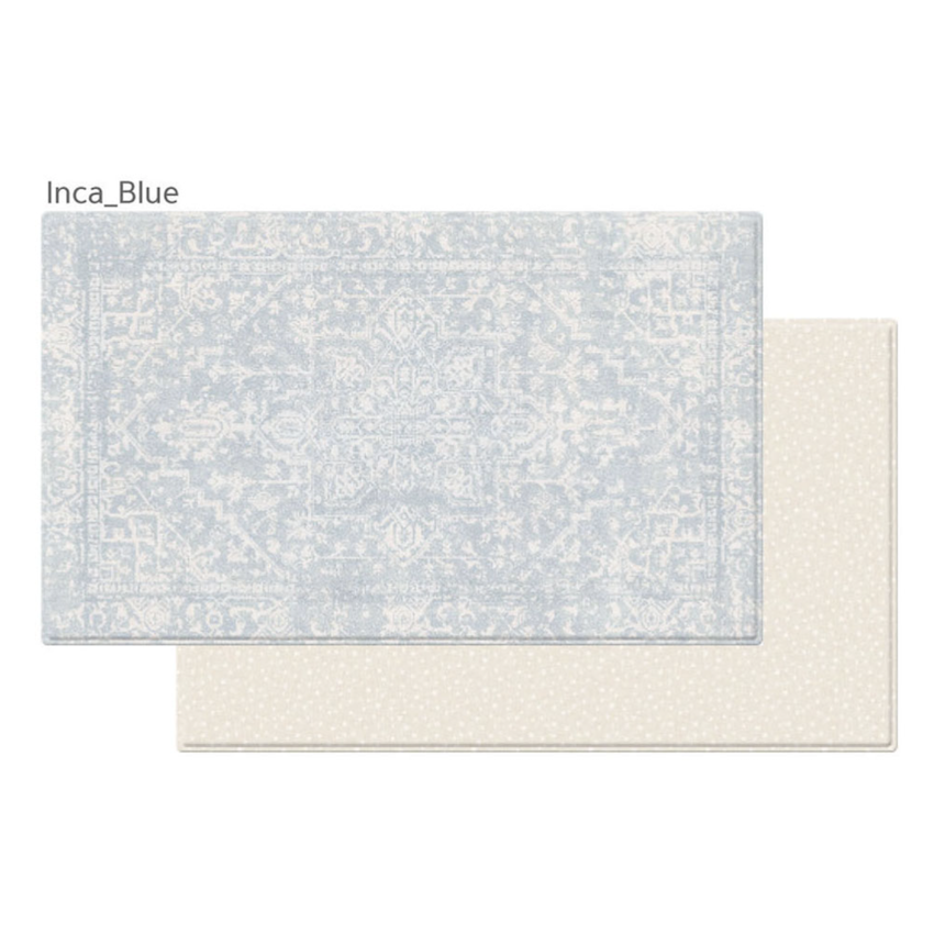 日本版 Dwinguler 韓國 2WAY 雙面遊戲地毯 - Inca Blue